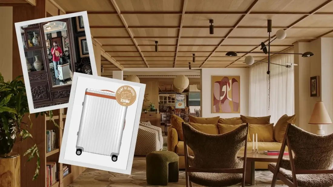 Carl Friedrik's aluminium check-in case: tested across Vietnam, and it barely got a scratch