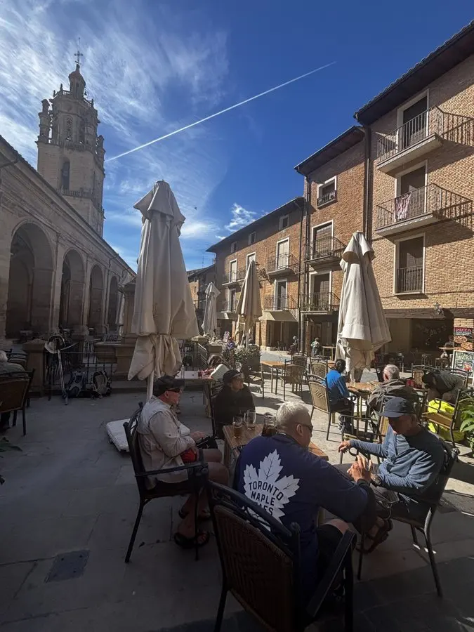 Wine Fountains and Courtyard Afternoons: A Day on the Camino de Santiago