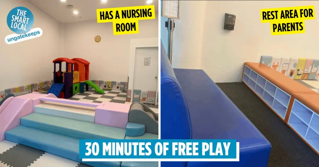 Singapore's Flyer hides a free padded indoor playground for tots