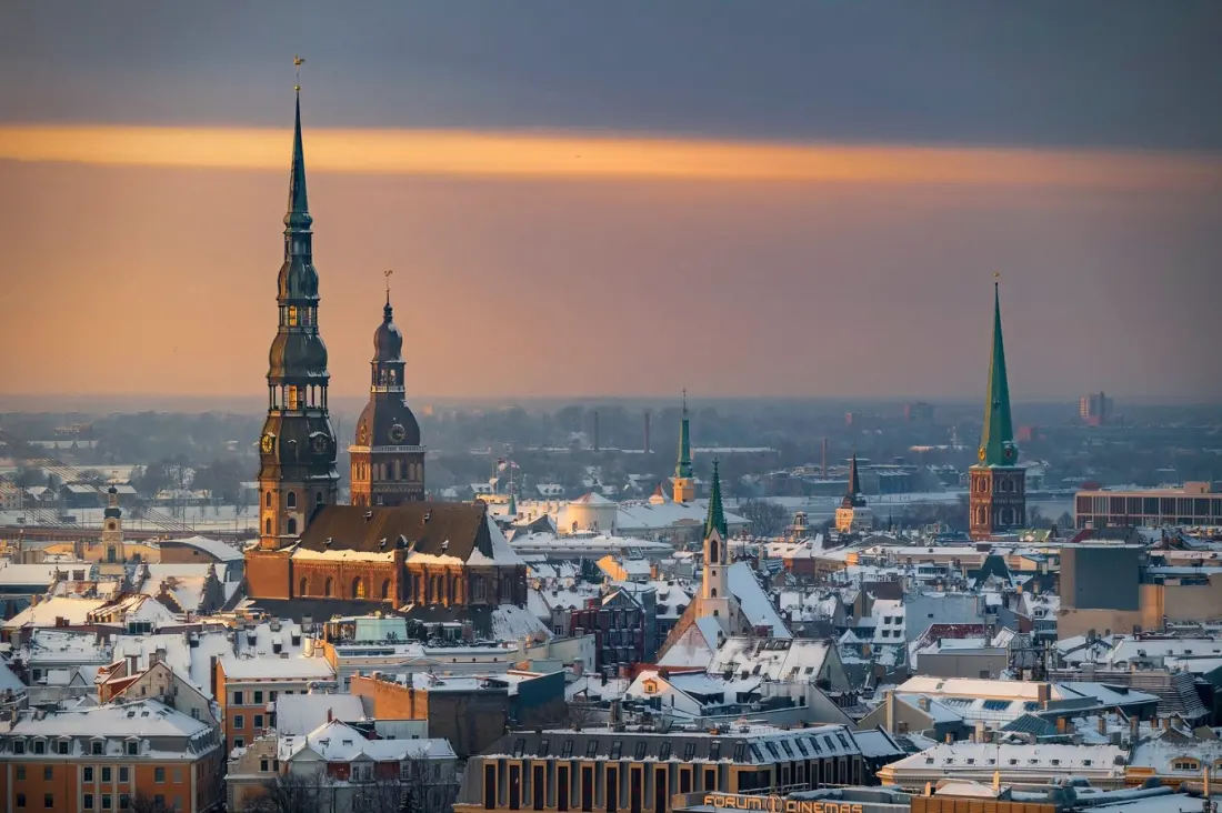 Riga in winter: solstice fires, light festivals and grey peas in the Baltics' cosiest capital