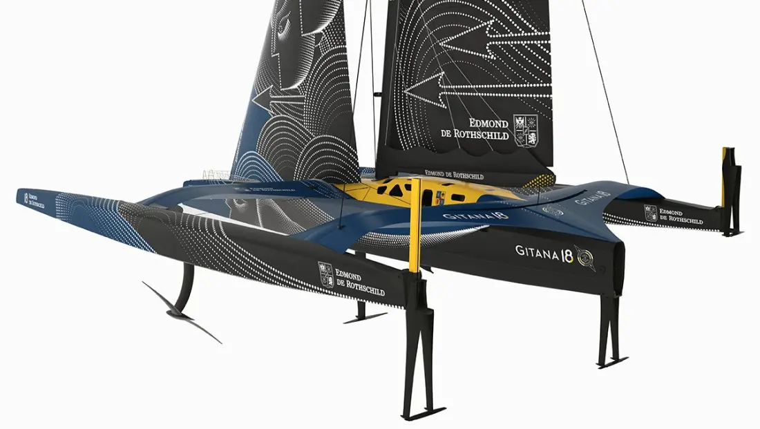 Aboard Gitana 18: the 32m trimaran that makes 40 knots feel routine