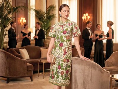 Singapore label Anmako turns hand-drawn batik into wedding-worthy occasion wear