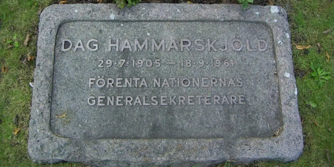 Dag Hammarskjöld at 65: the Uppsala grave, and the UN job still unfinished