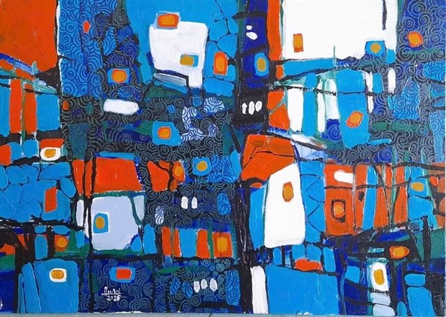 Hải Phòng artists bring lacquer, silk and oils to a Hà Nội exhibition