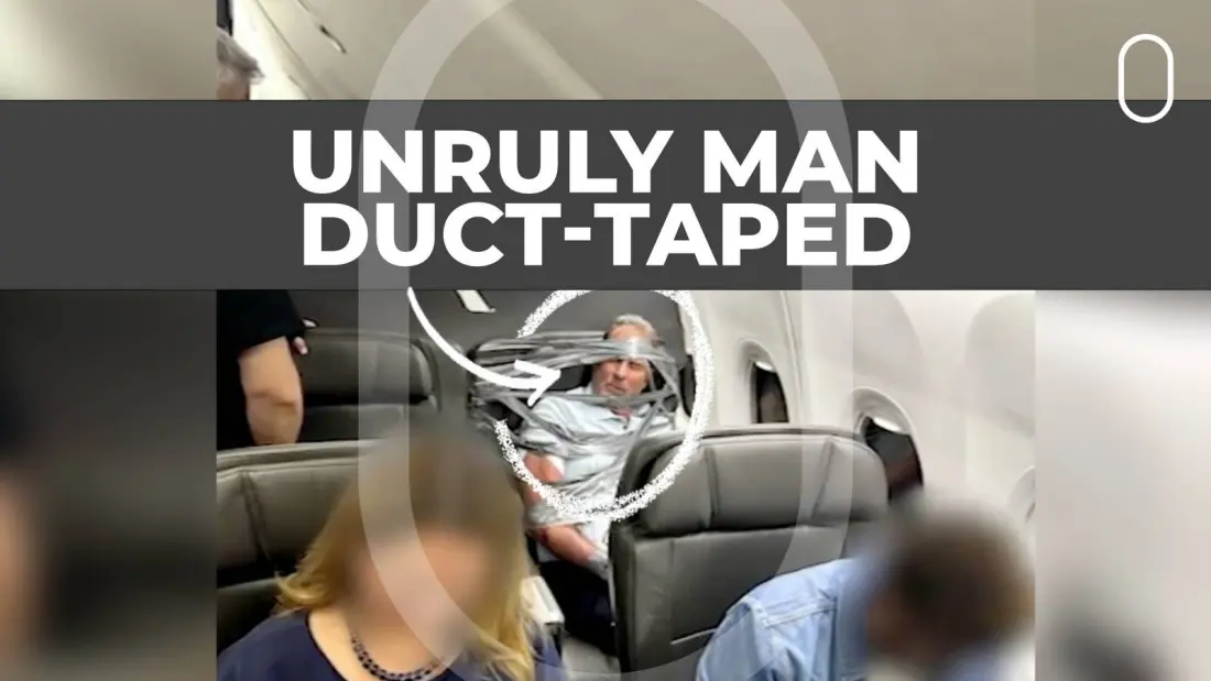 Zip Ties and Duct Tape: Passengers Restrain Unruly Man on American Airlines Dallas-Newark Flight