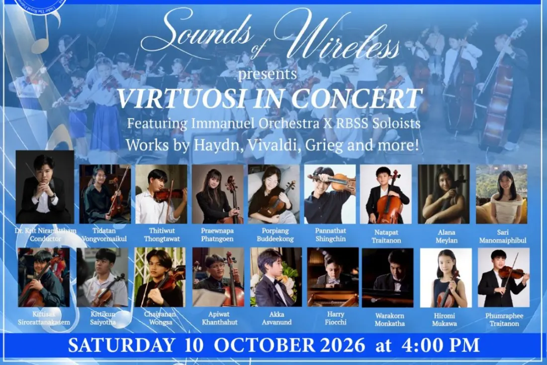 Klong Toey young musicians join the Royal Bangkok Symphony Music School for a wireless-road matinee