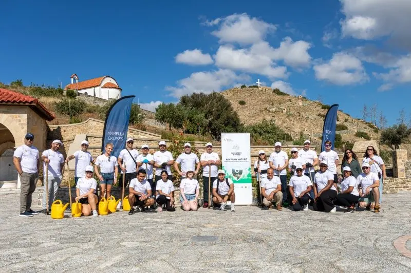 TUI Plants Roots in Rhodes: Crew, Tourists and 3,000 Trees to Heal Wildfire-Scarred Land