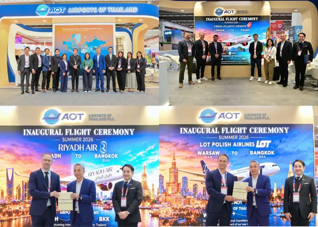 Thailand's Airports Court 50+ Airlines at Routes World 2026 — With Three New Routes Already Flying