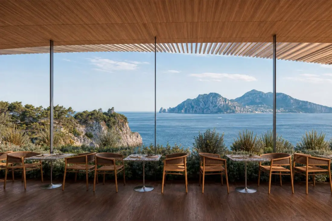 Kengo Kuma to design Romeo Massa Lubrense, a cliffside retreat opening on the Sorrento Peninsula in 2027