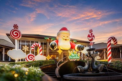 Phuket's Merlin Beach Resort Goes All-In on a Tropical Christmas and New Year