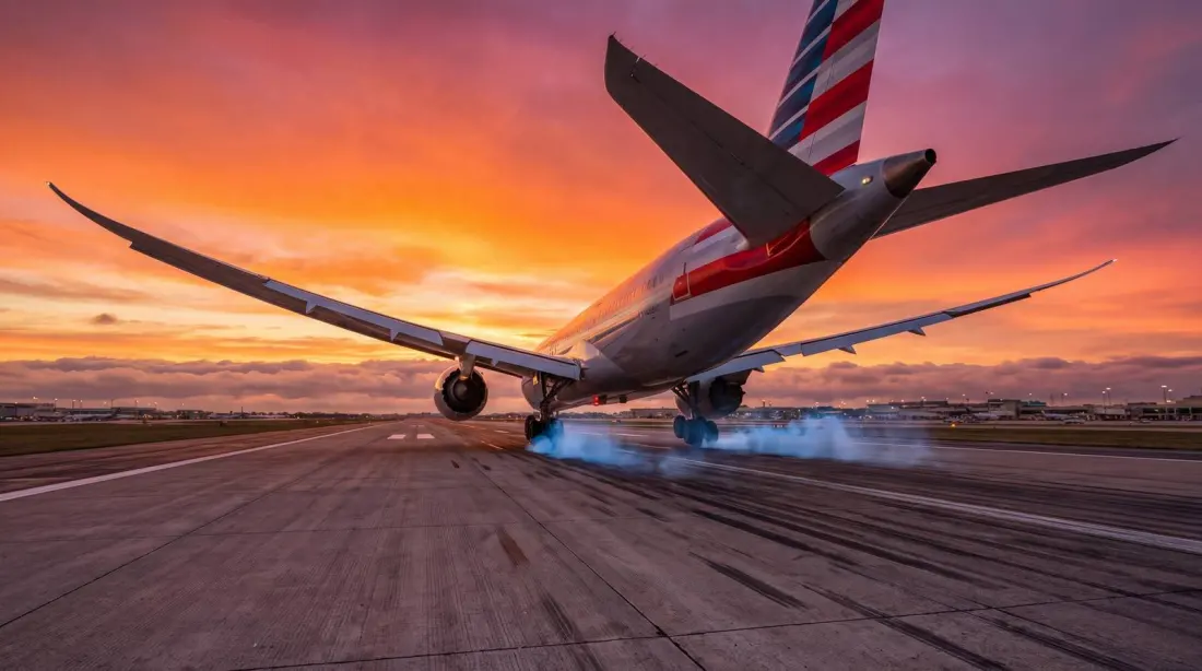 American Airlines 787 Lands on Flat Tyres at O'Hare After Brake Scare on Barcelona Flight