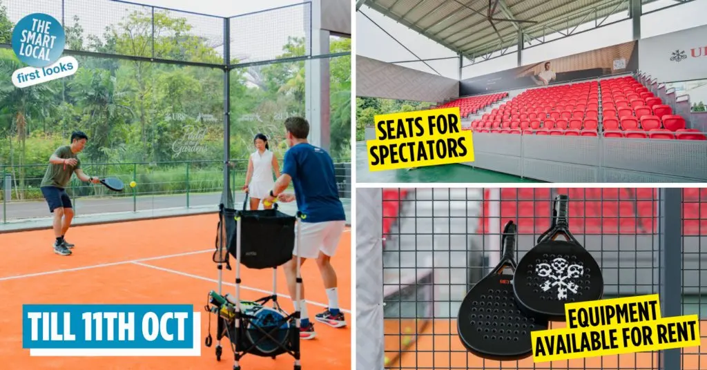 Free Padel Courts Under the Supertrees: Singapore's Gardens by the Bay Gets a Pop-Up Court