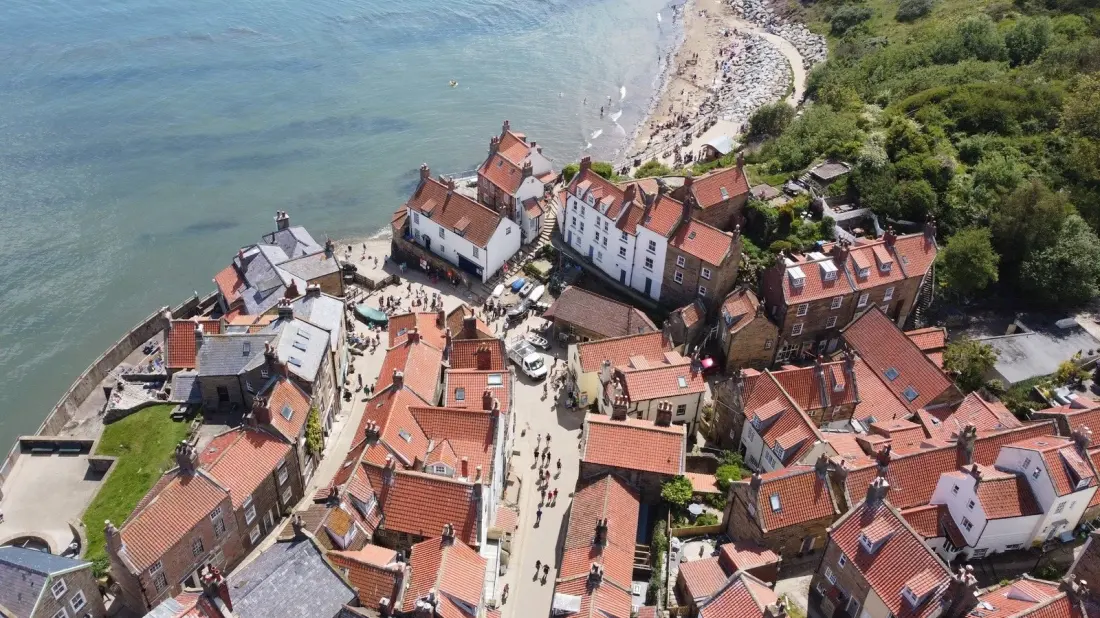 Robin Hood's Bay: A smugglers' cove on England's North Sea coast with fossil beaches and indie shops