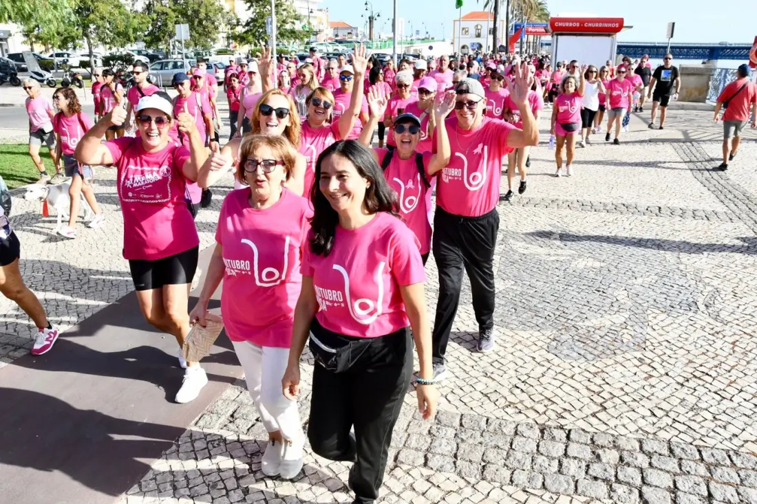 Portimão's Pink October walk: a riverside stroll for a good cause
