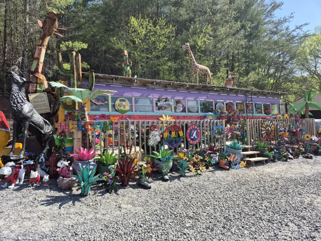 The Groovy Zoo: North Georgia's Free Roadside Sculpture Park Worth Pulling Over For