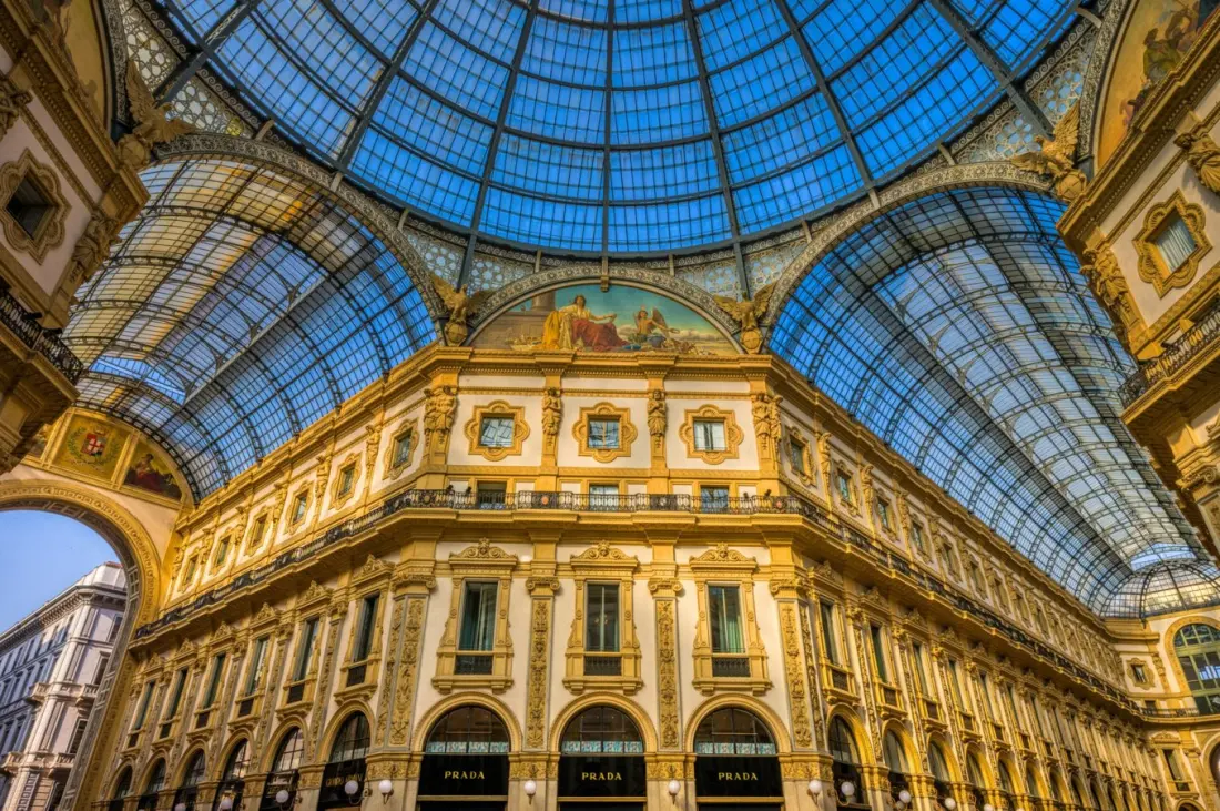 Prada's Milan flagship is now an eight-floor shopping, art and pastry stop in the Galleria