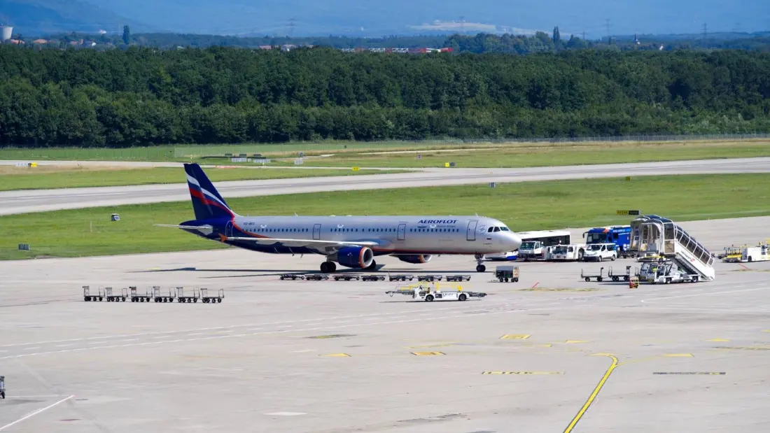 Why an Aeroflot Jet Has Been Parked at Geneva Airport for Over Four Years