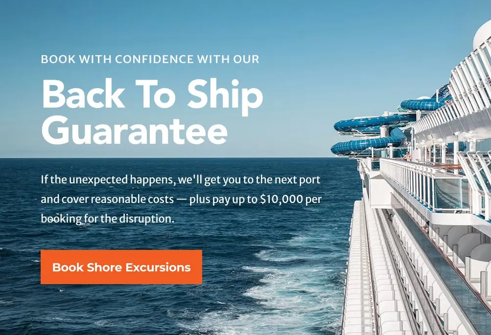 Missed the Ship? This Shore Excursion Guarantee Could Pay You Up to $10,000