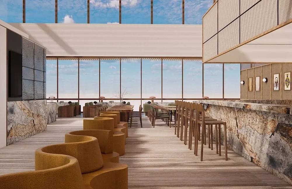 Western Sydney's new airport gets its first lounge — with Blue Mountains views and a midnight bar