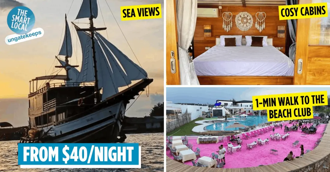 Sleep Aboard a Traditional Indonesian Phinisi Ship in Batam From S$40 a Night