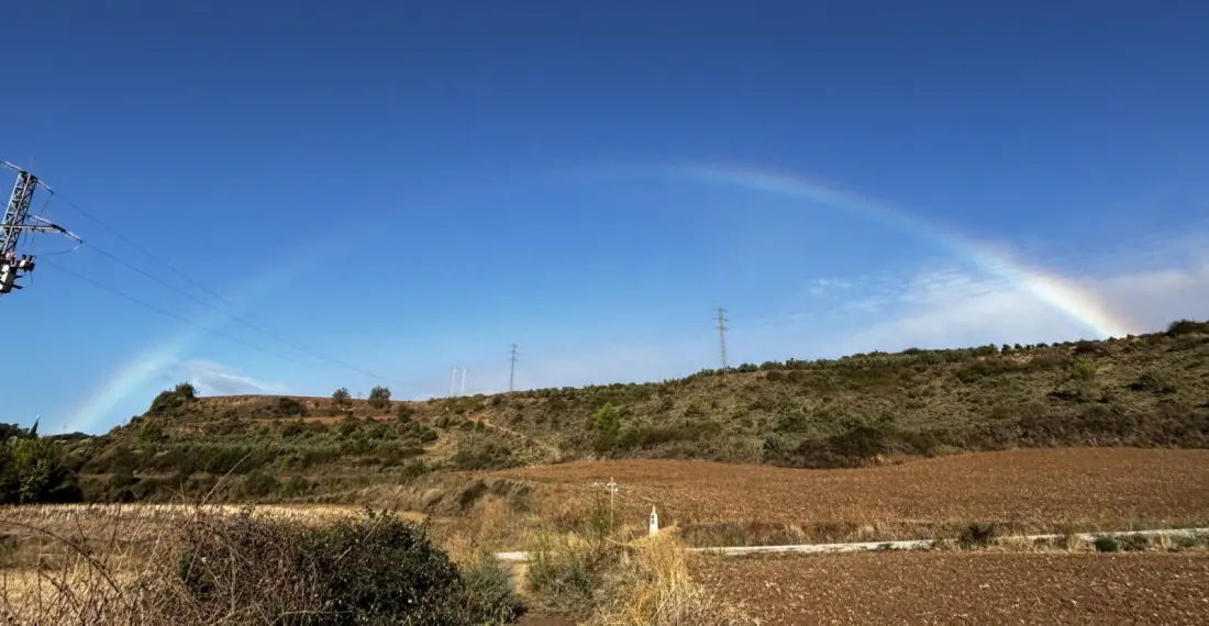 One Perfect Day on the Camino: Rainbows, Trail Magic and Pastry Runs in Estella