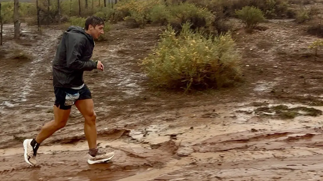 Leading the Moab 240, Then Running Through a Forest That Was Falling Down