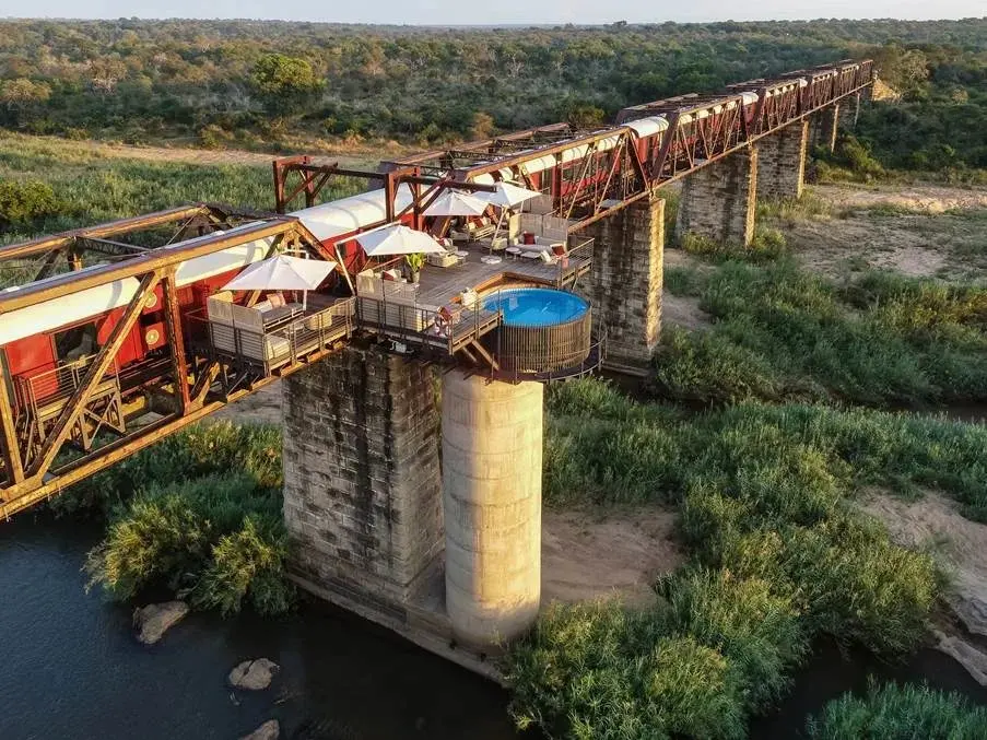 Kruger Shalati keeps its two Michelin Keys — and you can sleep on the bridge it sits on