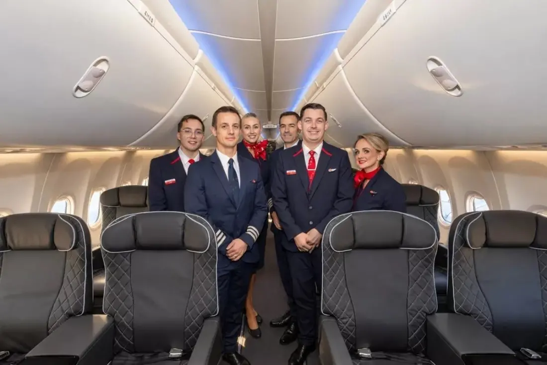 Jet2's first all-business-class plane takes off from Liverpool