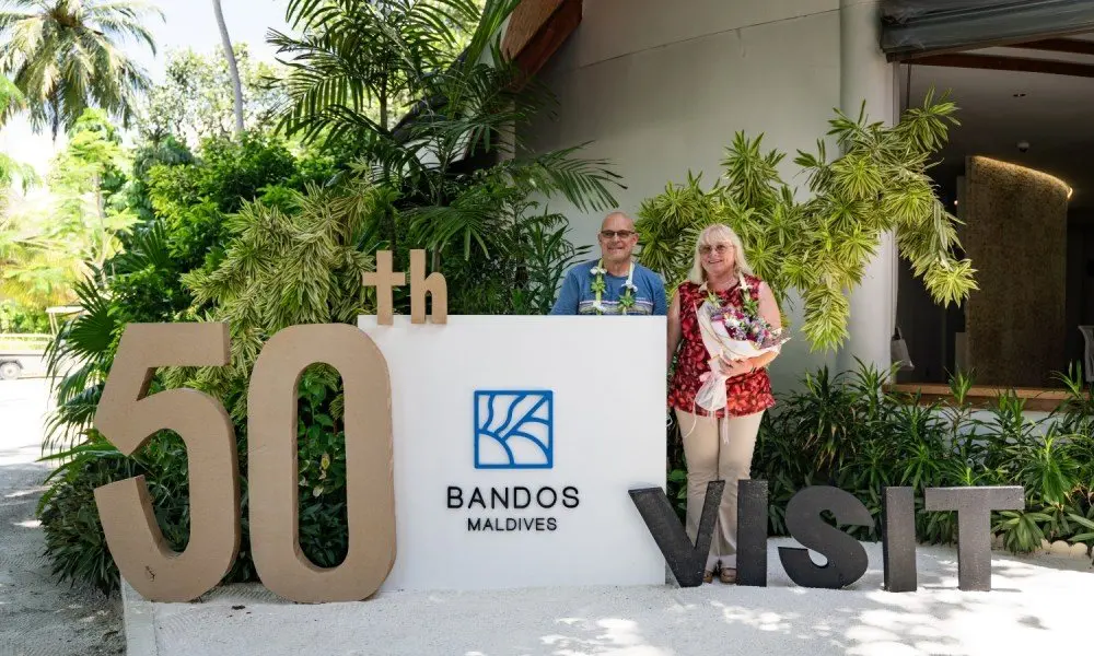 50 visits and a coral garden: why Bandos Maldives just named part of its house reef after two guests