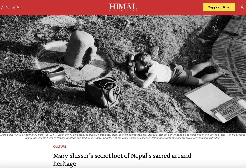 Nepal reckons with Mary Slusser, the scholar who documented its gods — and helped move them abroad