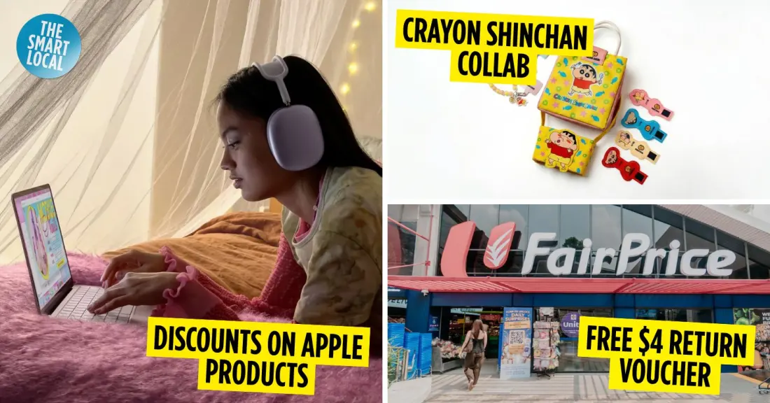 Singapore Deal Watch: FairPrice Vouchers, Shinchan Sushi, Cheap Swimwear and More This Week