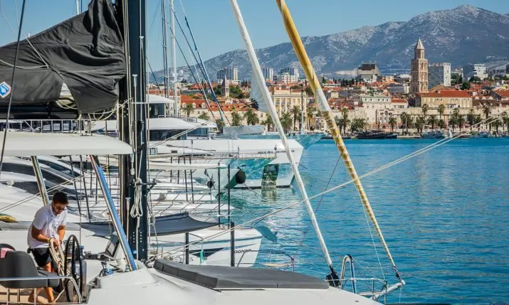 Split's West Coast turns into a floating showcase as 250 yacht brokers arrive for CROYA show