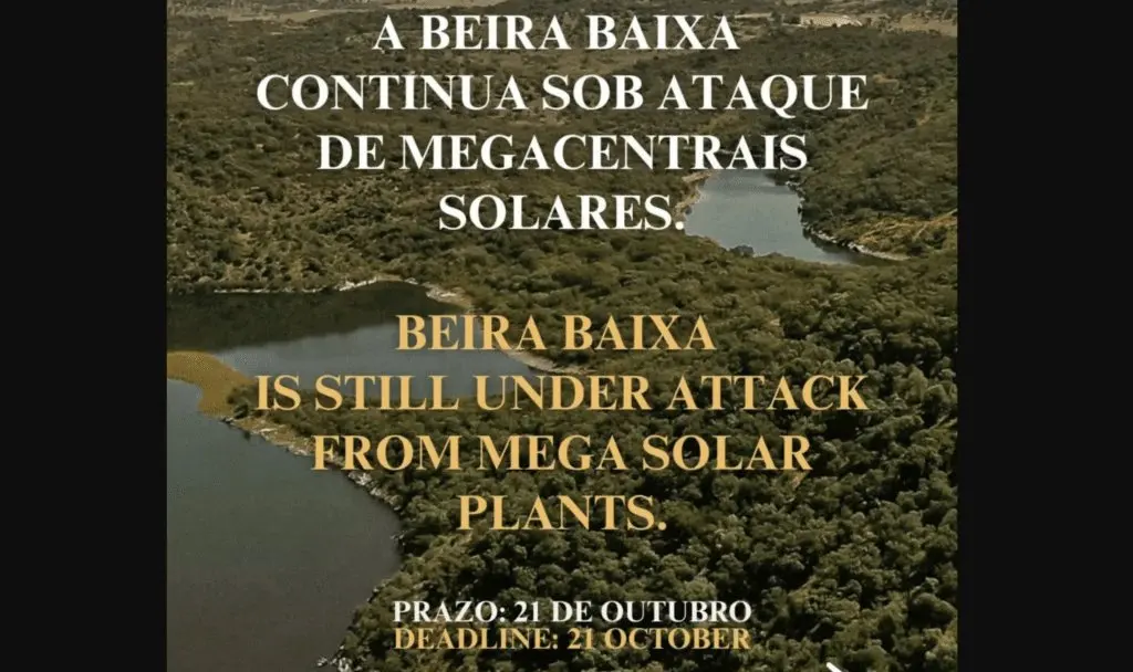 A mega solar plant in Beira Baixa has conservationists — and nature travellers — worried