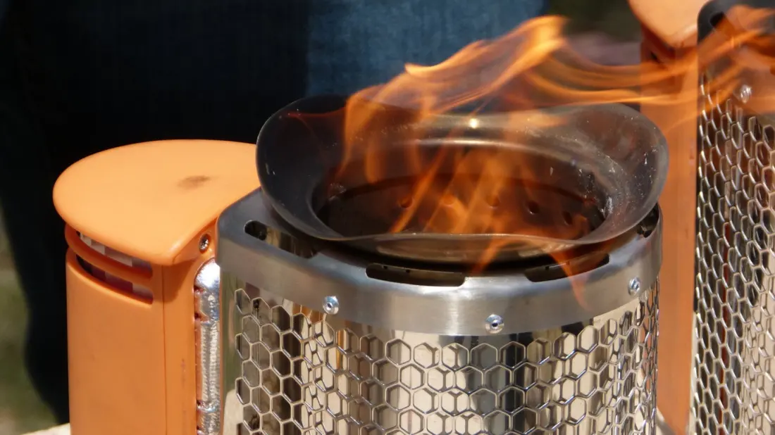 This Wood-Burning Camping Stove Charges Your Phone While You Cook