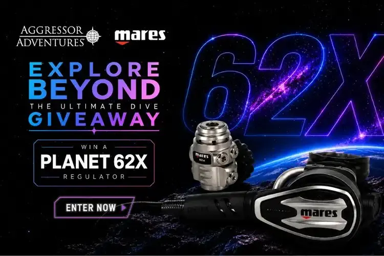 Win a Mares PLANET 62X Regulator in Aggressor Adventures' New Sweepstakes