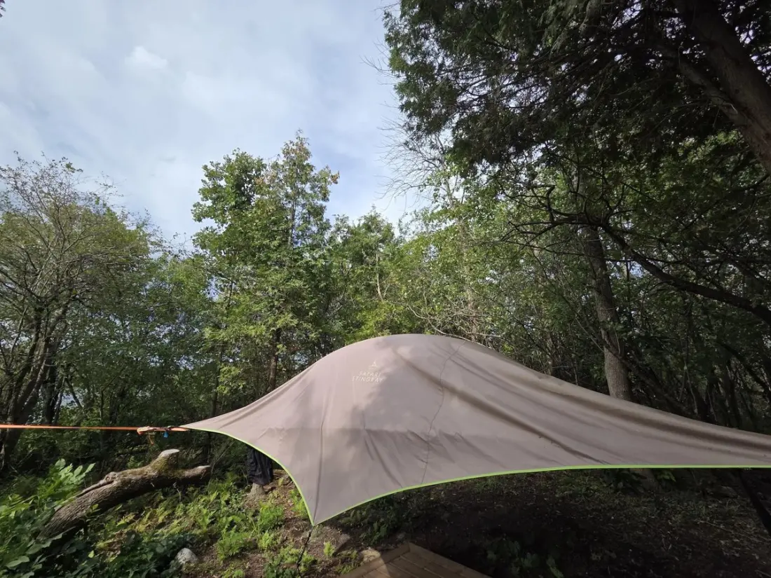 Tent Camping, Upgraded: Hammock Sites Arrive at Parks of the St. Lawrence