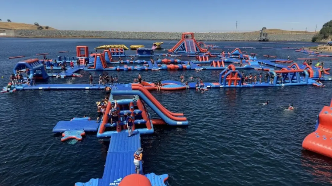 Splash-n-Dash: Inside North America's Biggest Floating Inflatable Water Park in California