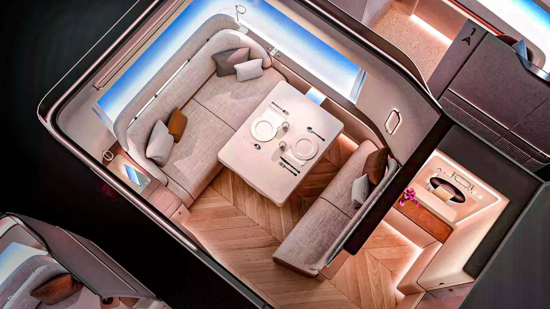 Airbus envisions a private-apartment first class for the A350-1000