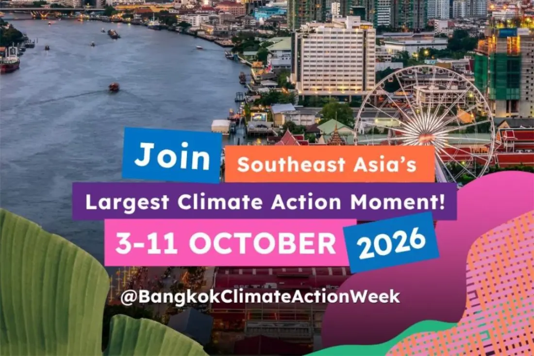 Bangkok Climate Action Week returns in October 2026 with a citywide programme