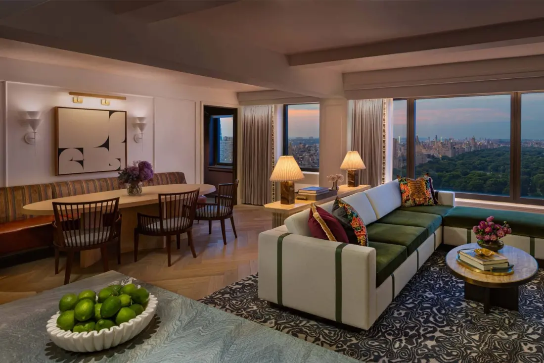 JW Marriott Essex House unveils a Central Park-inspired Promenade Suite 38 floors above Manhattan