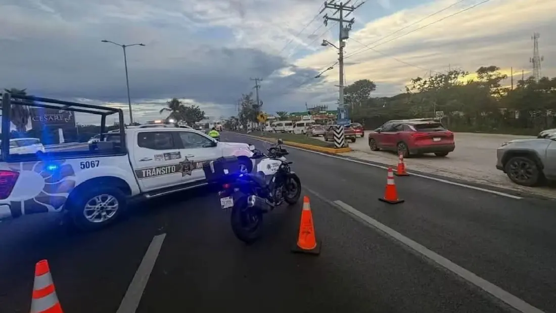Pedestrian killed on Cancun's Colosio Boulevard in hit-and-run near Plaza Cumbres