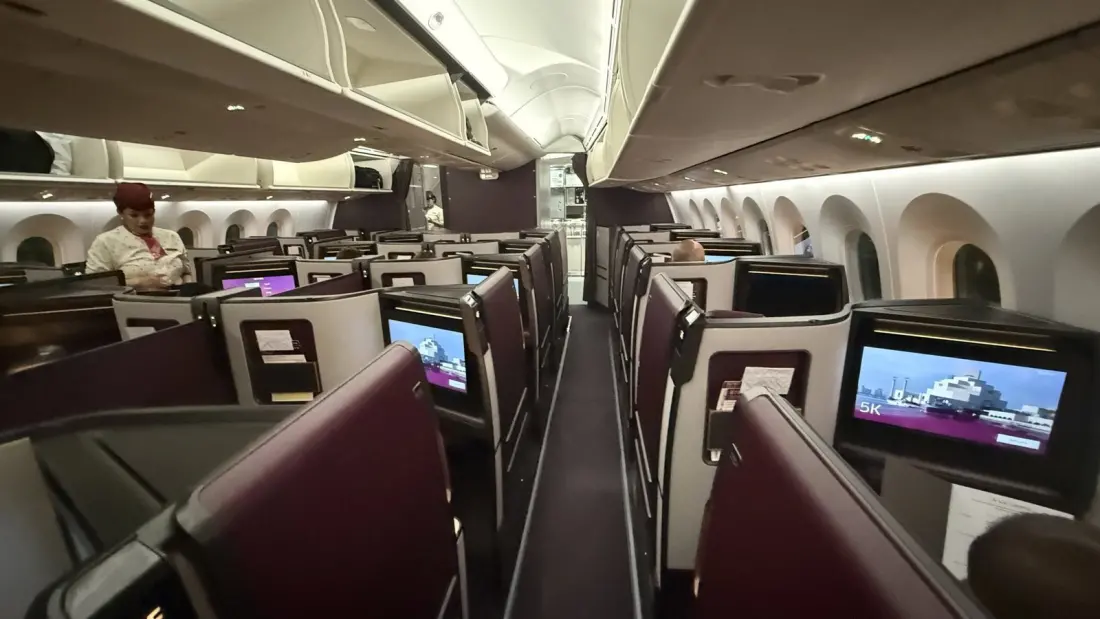 How an MBA student flew Qatar Airways Qsuite to Europe for around $912