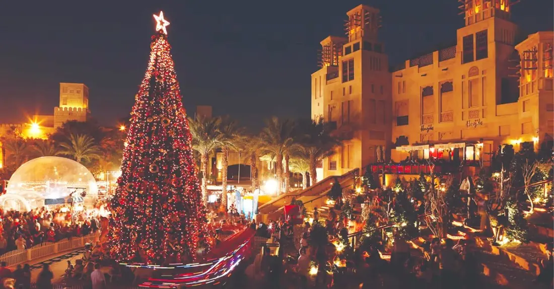 Dubai's Madinat Jumeirah Christmas Market returns this December — and entry is free