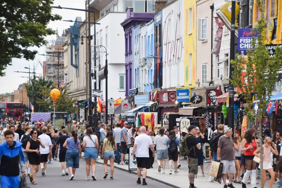Camden High Street is now permanently traffic-free — and Oxford Street too