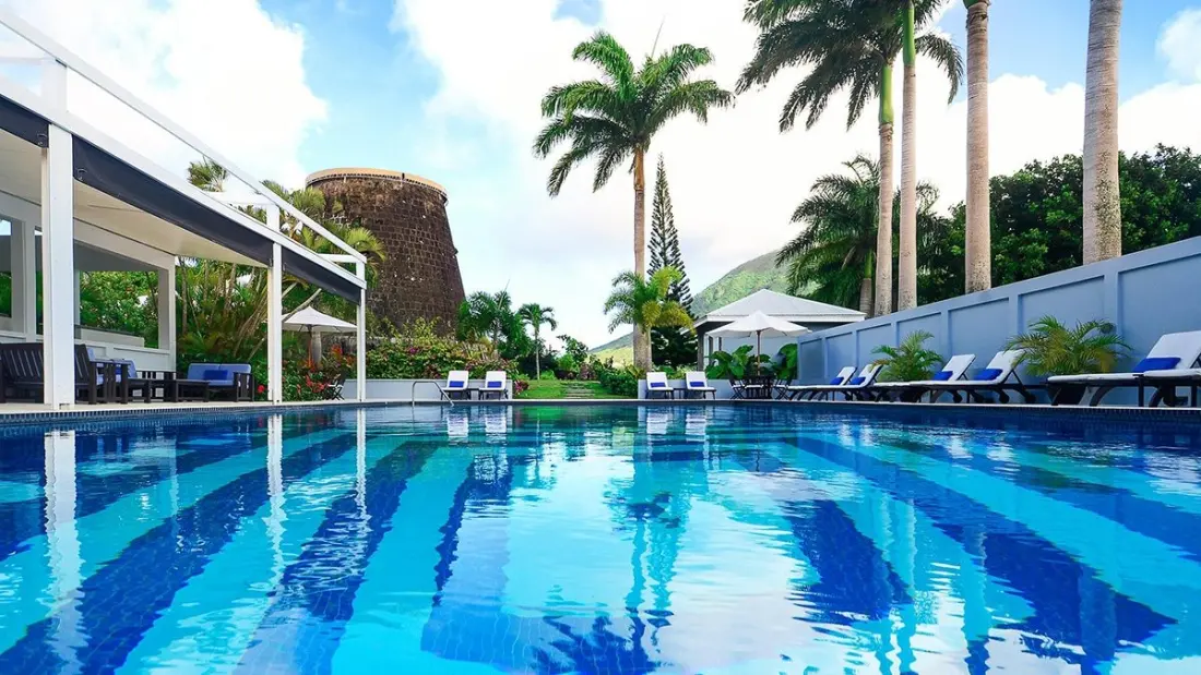 Montpelier, Nevis: An 18-Room Plantation Estate With a Sugar-Mill Restaurant and a Private Beach
