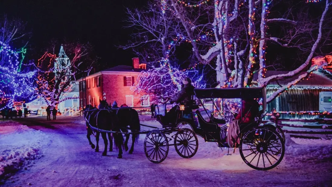 Alight at Night: one million lights take over a 19th-century village in Ontario
