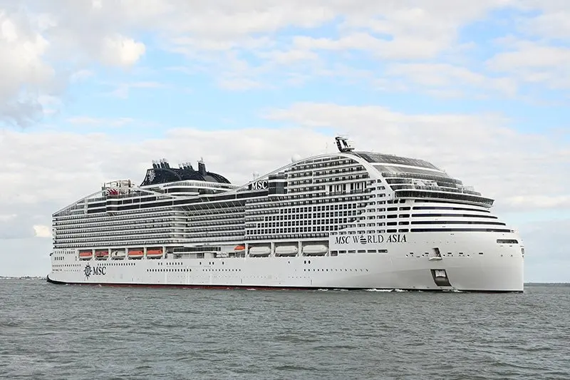 MSC World Asia Clears Sea Trials Ahead of December Debut in the Mediterranean