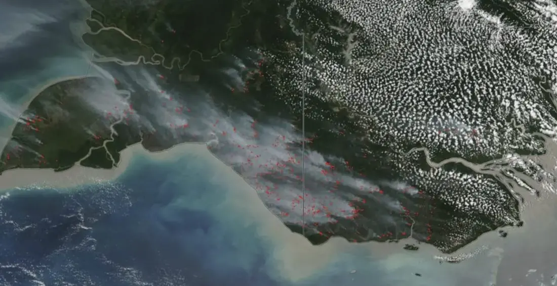 Wildfires Wipe Out the Carstenz Pyramid Climbing Season Until 2027
