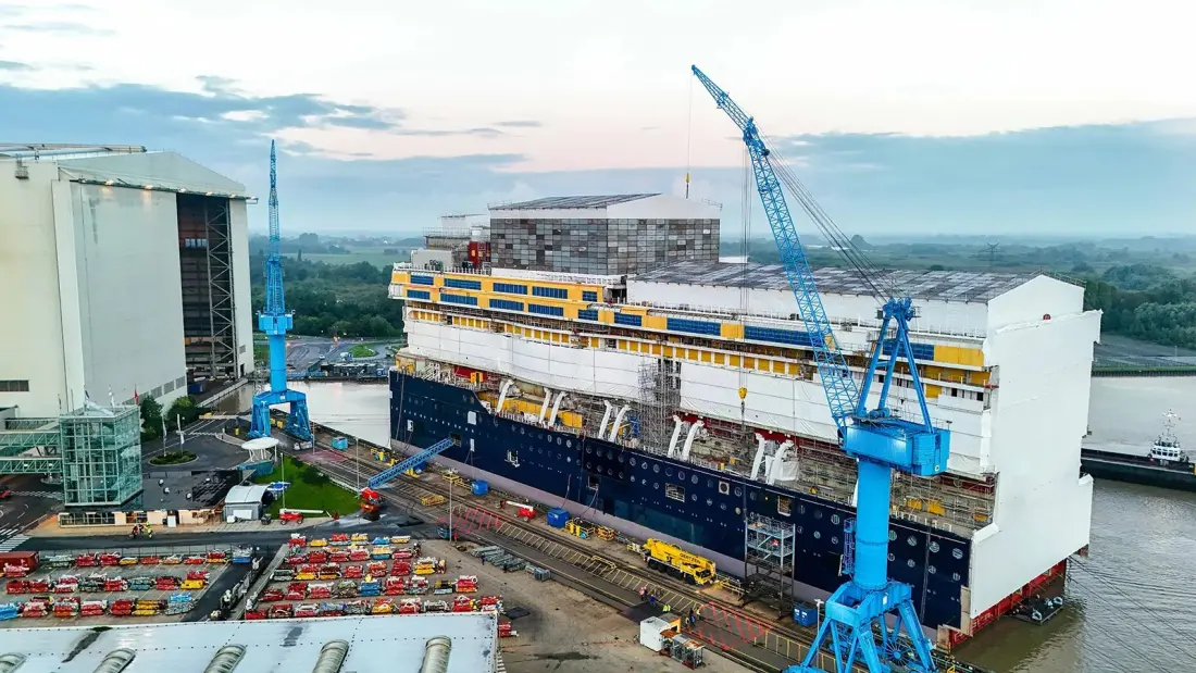 Disney Believe: First Gigablock Floated Out as Moana-Themed Cruise Ship Targets Late 2027 Debut
