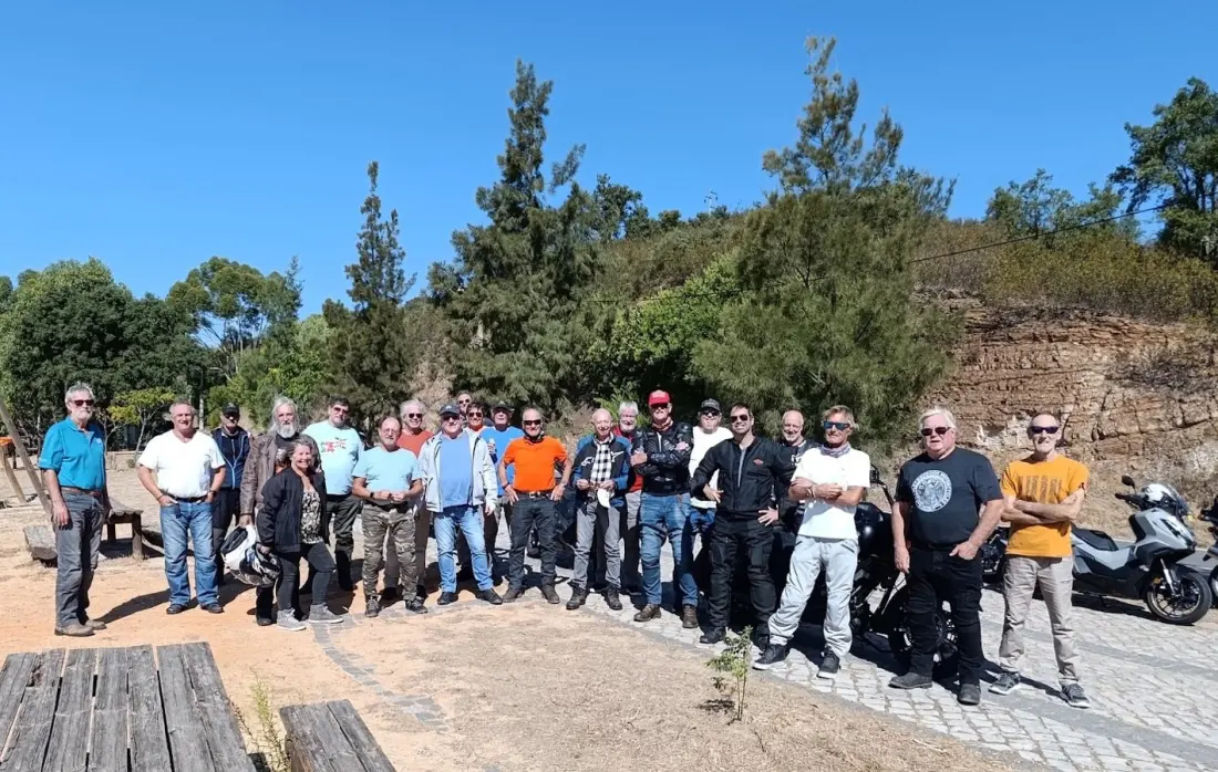 Algarve Senior Bikers Ride Into the Hills Despite 40°C Heat
